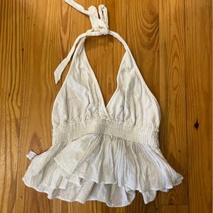Ocean Drive white halter top backless! Worn a few times in good condition!